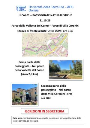 1à Passeggiata naturalistica 31 ottobre